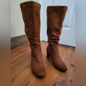 Tall Slouchy Heel Boots